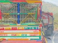 A lot of the trip between Dumre and Kathmandu looked like this