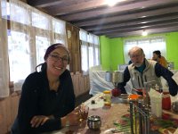 Greg is not in a good position, but Bri is good as we run through the coffee routine for the last time