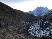 It is then a long way to the glacier