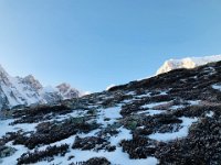 It has recently snowed up here