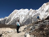 Christine is taking her time on the way down