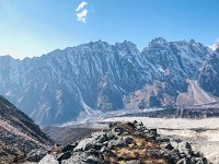 Older moraine with established vegetation