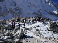 We arrive at the pass- the highest point on our trek