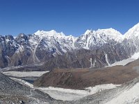 Three glaciers drained this basin