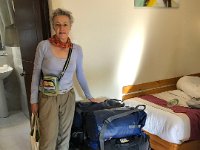 We split our stuff into bags that would stay in Kathmandu, and four duffle bags that would go with us on the trek