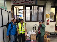 other stuff to be carried by the helicopter company we chose, just not on our flight