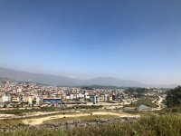 pretty clear that there's air pollution as we rise through the layer