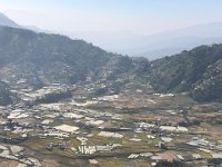 Kathmandu basin has development right to the edges and over