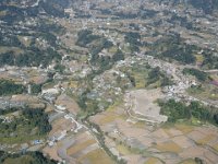 the peri-urban landscape with fields