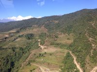 with rudimentary roads