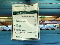 At 113 rupees/dollar, these coffee prices were pretty reasonable