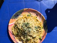 Christine's big plate of noodles