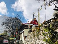 Climbing to Ligaon with its beautiful temple