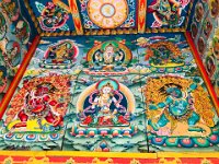 Perhaps inside a chorten