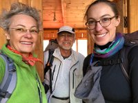 But when the sun hits and we are ready to leave, we are a little puffy but all smiles