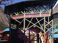 and some strange but colorful architecture