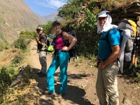 Very warm now, even sunny. Glad we didn't have to walk for two days of this!