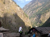 Getting off of the boulder isn't hard but it isn't easy either