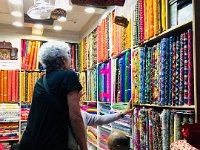 Before finally locating printed cotton fabric