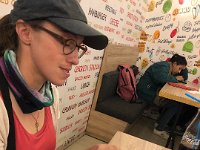 ... and on to a quick lunch at a chicken fast food place