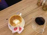 The place even served espresso