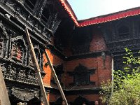 inside one of the courtyards in Durbar Square