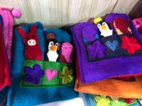 the customer is free to choose which puppets to include in a bag