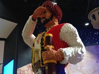 But there were entertaining sites as well. For example, a Sinbad made of Legos!