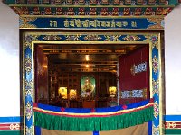 a cloth "gate" to keep the warmth in and the animals out?