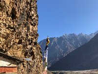 Looking from the shrine up valley