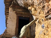An added push up to visit the shrine's decorated room