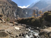 Waterfall on a side valley above Chule