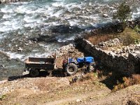 How did a powered vehicle get into this valley? We later learned that it came up by helicopter!