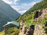 Approaching our lodging