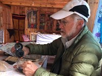 Consuming the afternoon Nescafé in the rather cold common room