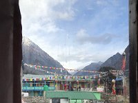 A tooth-brushing party at the neighboring lodge