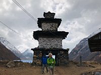 Christine and Kaji under thickening clouds