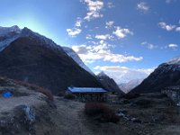 Samdo before the sun gets over the mountains