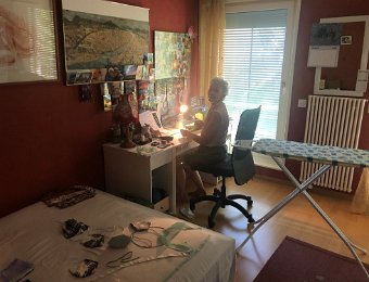 9 August Pont de Pierre, Masks, Kayaking