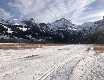 16 December Lauenensee with Janice