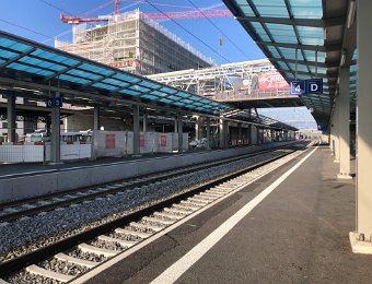 8 February Montreux and Renens station