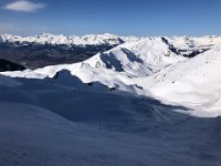 The long groomer from St-Luc, Col d'Ombrintze down to Chandolin