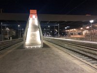 Temple-like Sierre train station