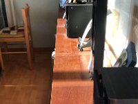 Even though no one had been here, there is still dust!