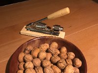 I bought walnuts to crack with my new Christmas gift nutcracker