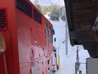 The snow blower waiting at Paccot, as was I