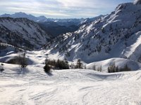 Grand Combin in the distance as I look down the valley around le Chavalard
