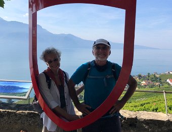 12 September Lavaux w J&M, J&C on Balcony
