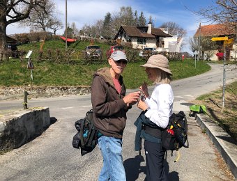 9 April Cret-Berard with J and M