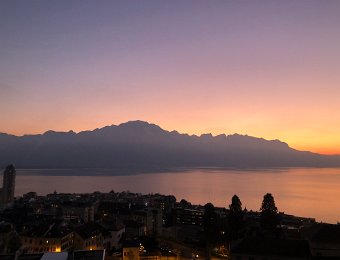 11 January Around Montreux Sunset